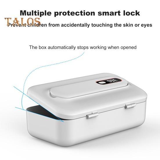 UV Sterilizačný Box Prenosný UV Čistič s Digitálnym Displejom Tyčinka 6-Minútový Čas Čistenia USB Nabíjanie Multifunkčný Čistič Telefónov