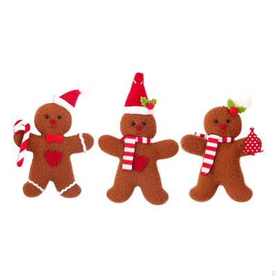 Charm Pendant Christmas Ornaments Photo Props Celebration Home Decor Gingerbread Man Decoration Xmas