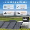 TALLPOWER V2400 Tragbare Powerstation, 2160Wh LiFePo4 Akku Solargenerator, 2400W AC Ausgang, USV-Funktion, LED-Licht, 13 Ausgänge
