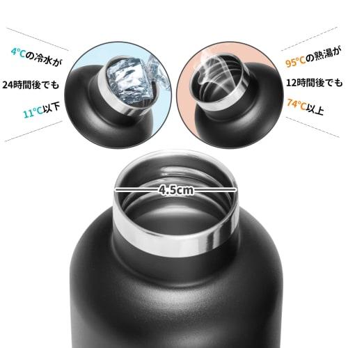 FJbottle 1 Liter Vacuum Insulated Stainless Steel Water Bottle, Second Generation, for Direct Drinking, Sports Drinks, Includes Water Bottle Cover and