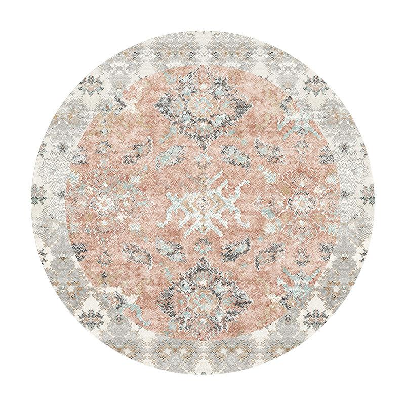 Vintage Pastoral Style Carpet Bohemian Style Carpet Living Room Bedroom Cloak Room Easy To Clean Non Slip Mat Home Decoration