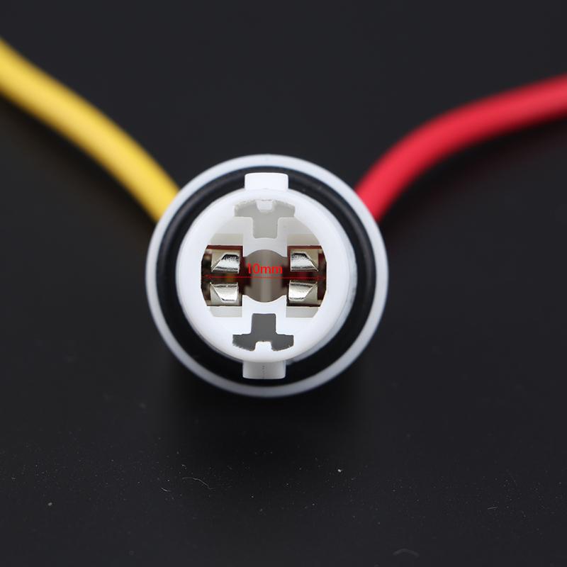 2Pcs Car Light Base T10 Bulb Socket Lamp Holder Cable Connector Accessories