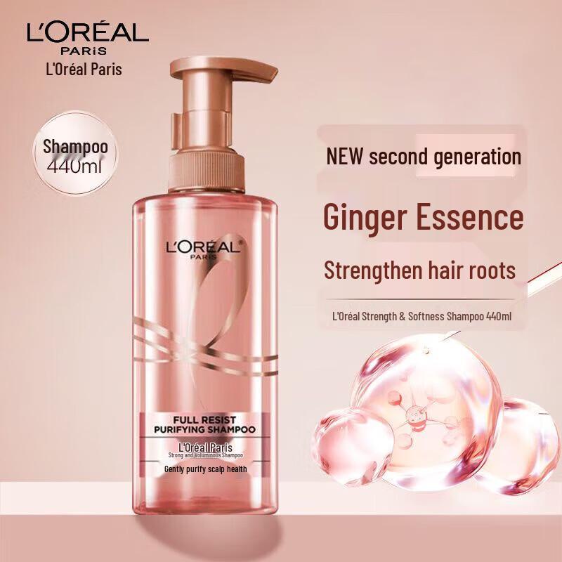 L Oréal Paris Ginger Root Strengthening Anti-Breakage Shampoo 440ml