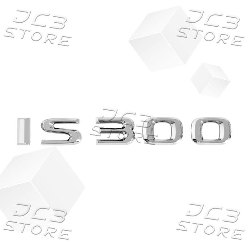 1Pcs 3D Chrome Metal Car AWD Letter Logo Fender side Rear Bumper Trunk Emblem Sticker For Lexus IS200 IS250 IS300 IS350 Decor