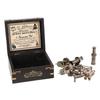 J. Scott London Brass Ship History Sextant with Hardwood Box.  Solid  Brass Nautical Functional Maritime Sextant Decor Gifts