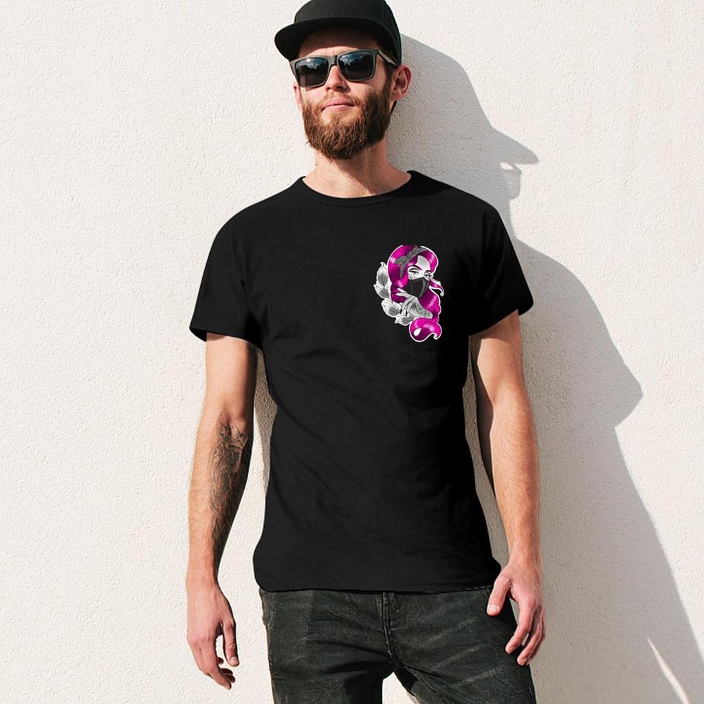 Colour Chola - Bonnie B’s Tattoo Studio T-Shirt Cute Tops Vintage T Shirts Sweat Shirts Graphic Tees Graphic Tshirt Men