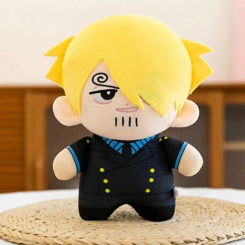 Anime Plush Toys Luffy Zoro Ace Sanji Plush Toy Doll Backpack Hangings Kid Christmas Gift Toys Cute Doll Birthday Gifts