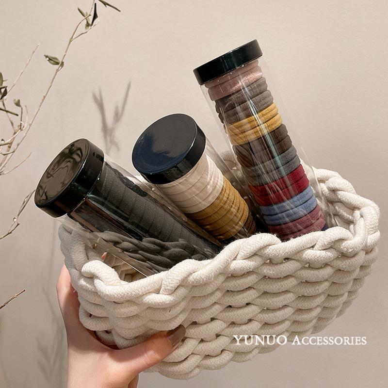 20 Canned High-elasticity Hair Ties, Seamless Rubber Bands, Women's Hair Ties, No Hair Damage, No Hair Band or Hair Tie