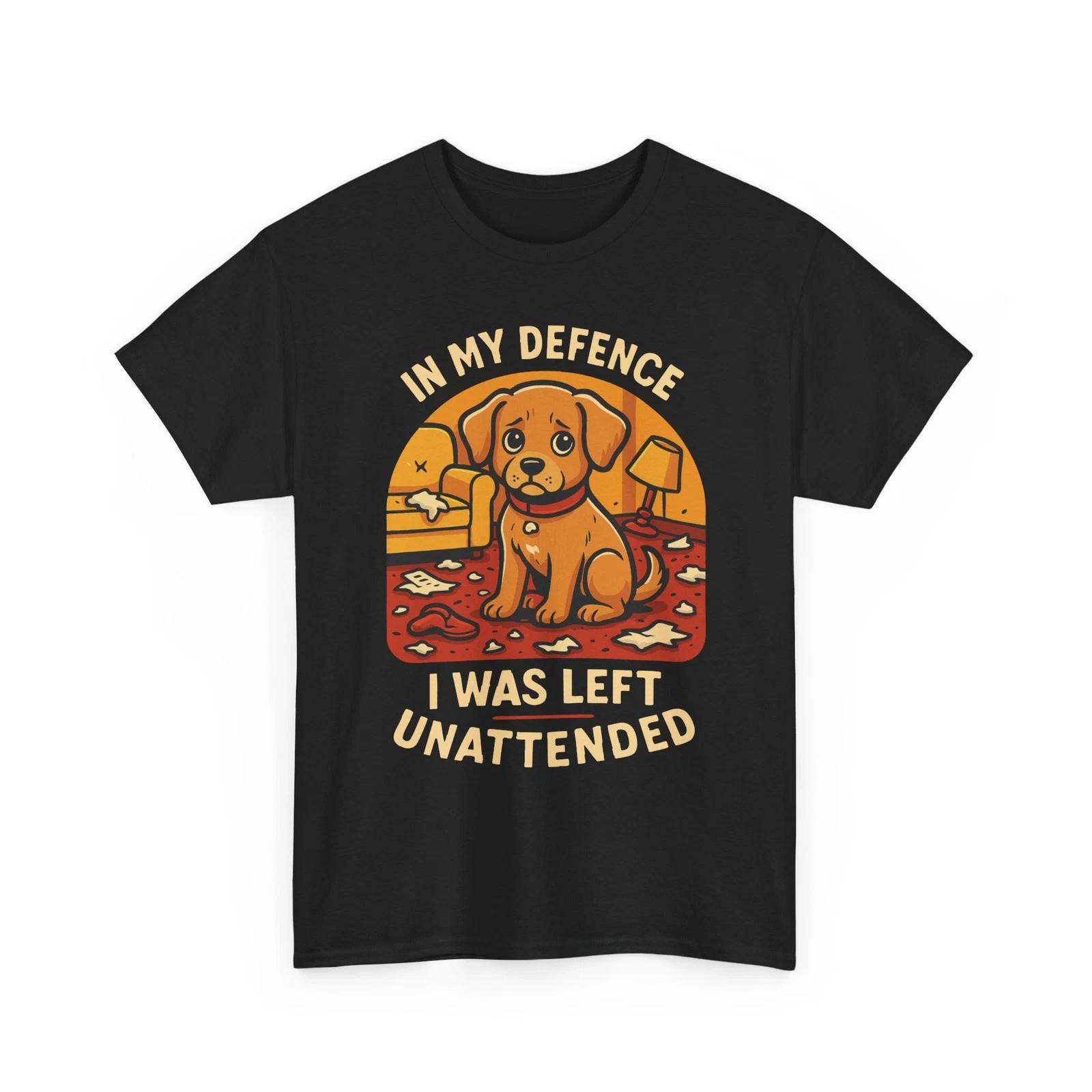 In My Defence - Funny Cute Graphic Gildan Cotton Tee L