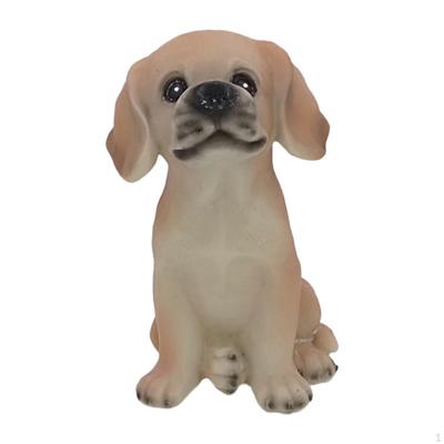 Köpek Figür Masaüstü Dekorasyonu Sevimli Doğum Günü Hediyesi Heykel Hayvan Heykeli Kitaplık Dolap için