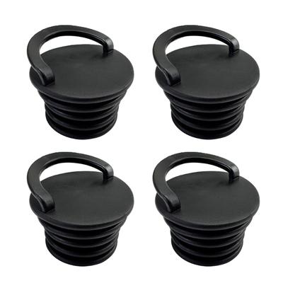 2/4Pcs PVC Scupper Plug Replacement Drain Holes Stopper with Handle Kayak Drain Plug Water Stopper Marine Accessories