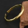 Solid Antique Open Bracelet Ethnic Brass Simple Versatile Women Jewelry