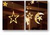 LED Star String Lights: Colorful Flashing Decorations for Bedroom, Party, and Atmosphere Enhancement.