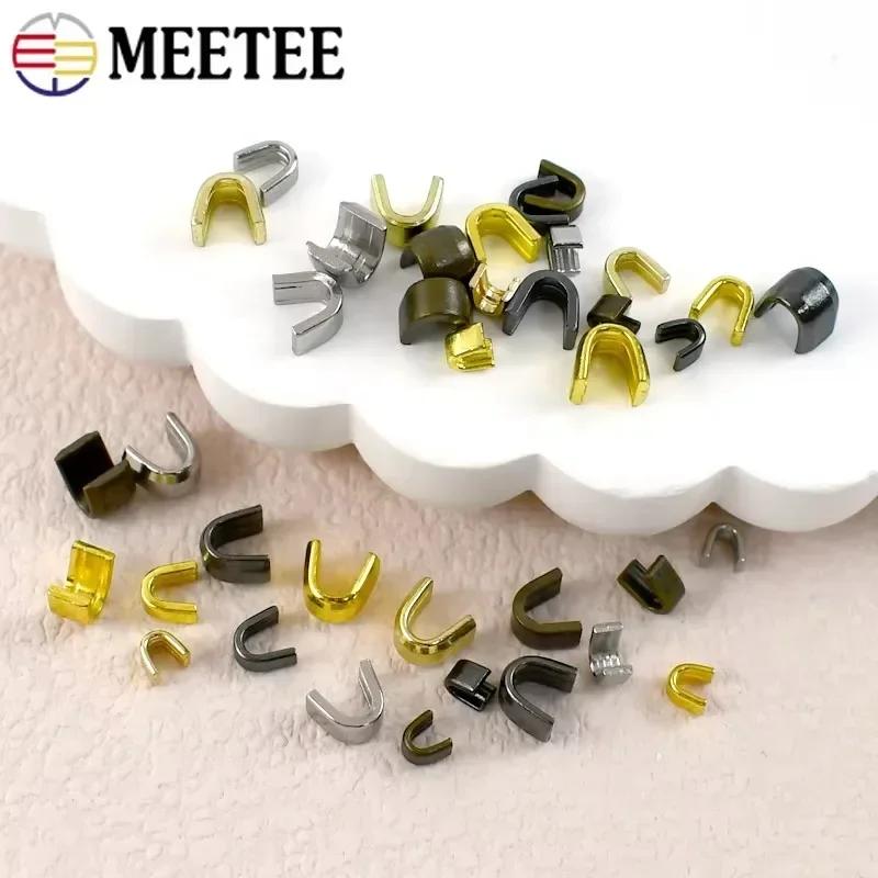 50/100g Meetee 3# 5# 8# 10# Zatyczka do zamka typu U do zamków metalowych, nylonowych, żywicznych Torba Ubrania Suwak Antypoślizgowy Stop Naprawa Akcesoria