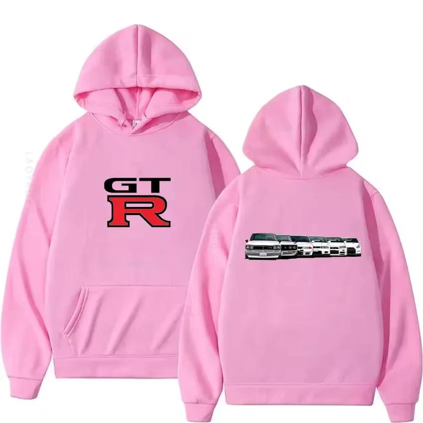 2025 Initial D GTR Skyline R34 Pullover New Hoodies Sweatshirts Men's Y2k Male Fall Winter Unisex Oversized Casual Couple Tops