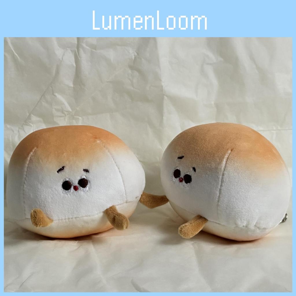 Cute Ins Style Mini Bun Plush Keychain Soft And Squishy Backpack Accessory For Kids