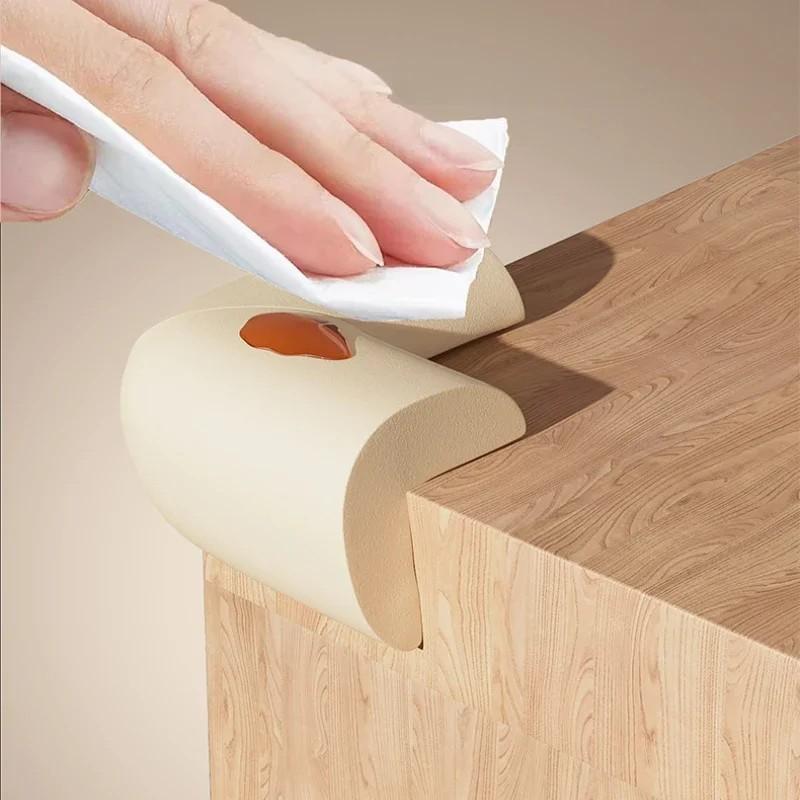 1Roll Baby Safety Table Corner Protector Strip with 4 Self Adhesive Corner Guards Soft NBR Foam Baby Proofing Edge Corner Guards