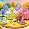Summer Kids' Cute Drop-Proof Camera Straw Cup - High Temperature Resistant Crossbody Water Bottle