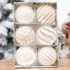 Hanging Decor Perfect for Bridal Shower Party 6PCS Christmas Ball Ornaments