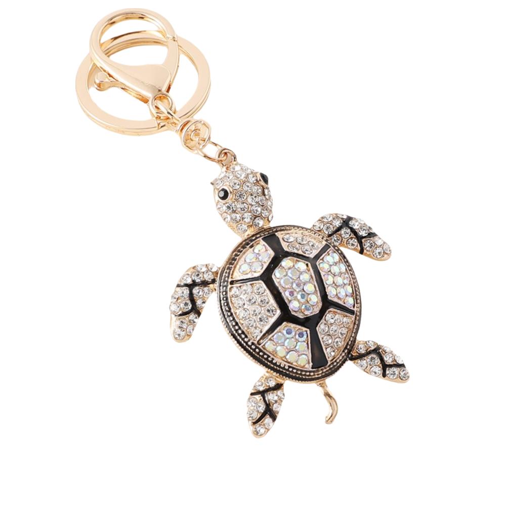 Good Fortune Turtle Keychain Colorful Hanging Pendant Exquisite Key Ring Holder  Car Key Pendant
