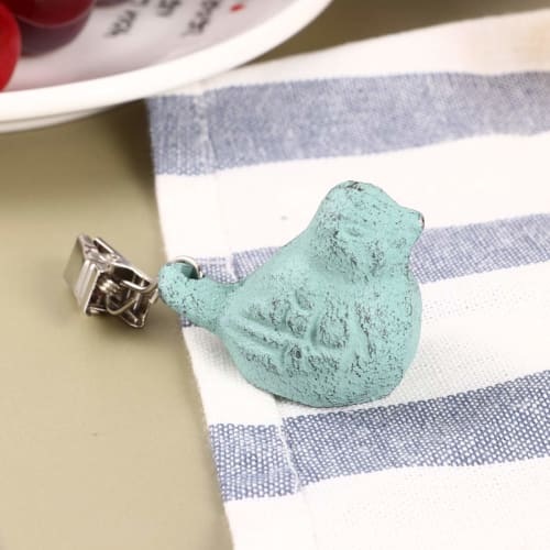 Cabilock Clip Hanger Tablecloth Weights Pendant Tablecloth Weight Kit with Birds for Outdoor Garden Parties and Picnics, 4-Piece Set