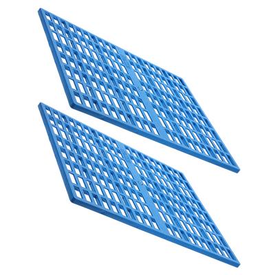2 Bucăți Covorașe Abs pentru Podeaua Cuștii de Animale de Companie Pad de Odihnă în Formă de Iepure pentru Tarc de Porcușori Accesorii Pad Anti-Alunecare cu Piciorușe de Iepure Covoraș pentru Cușca de Dihor Iepure
