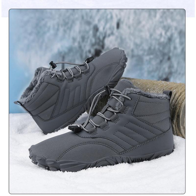 Outdoor Sports Shoes, Men and Women Padded Warm Boots, Wear-resistant Non-slip Snow Boots, Winter Thickening Couple Shoes