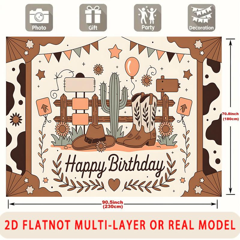 Party Backdrop Birthday Photo Booth Background Front Door Decor