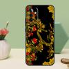 Khokhloma Russian Pattern Flower For Samsung Galaxy A16 A55 A35 A15 A32 A12 A22 A52 A54 A34 A14 A56 A36 A26 A13 A53 A06 Case