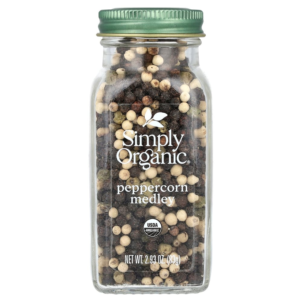 Simply Organic Peppercorn Medley 2.93 Oz (83 G)