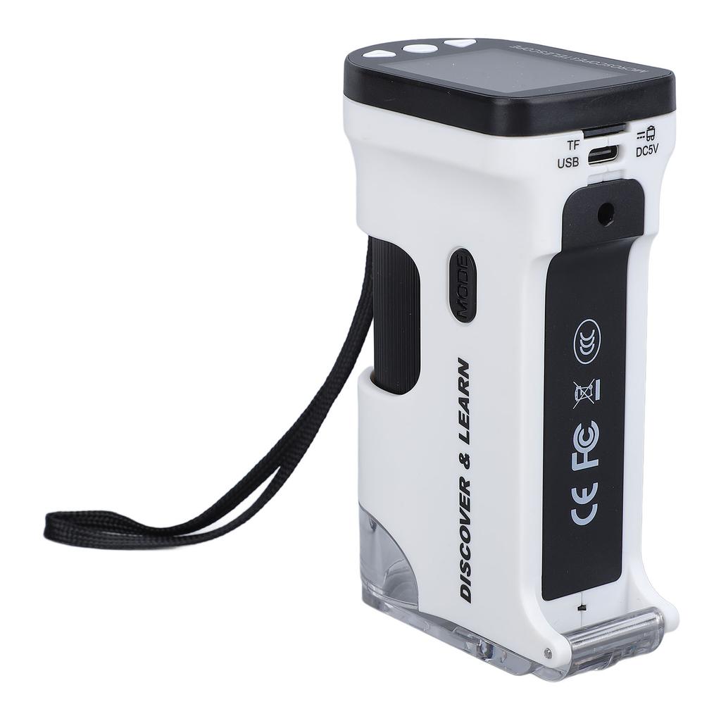 2.0 Inch Microscope for Kids with LED Lighted 800X HD 1080P 960 X 240 Portable Pocket Microscope