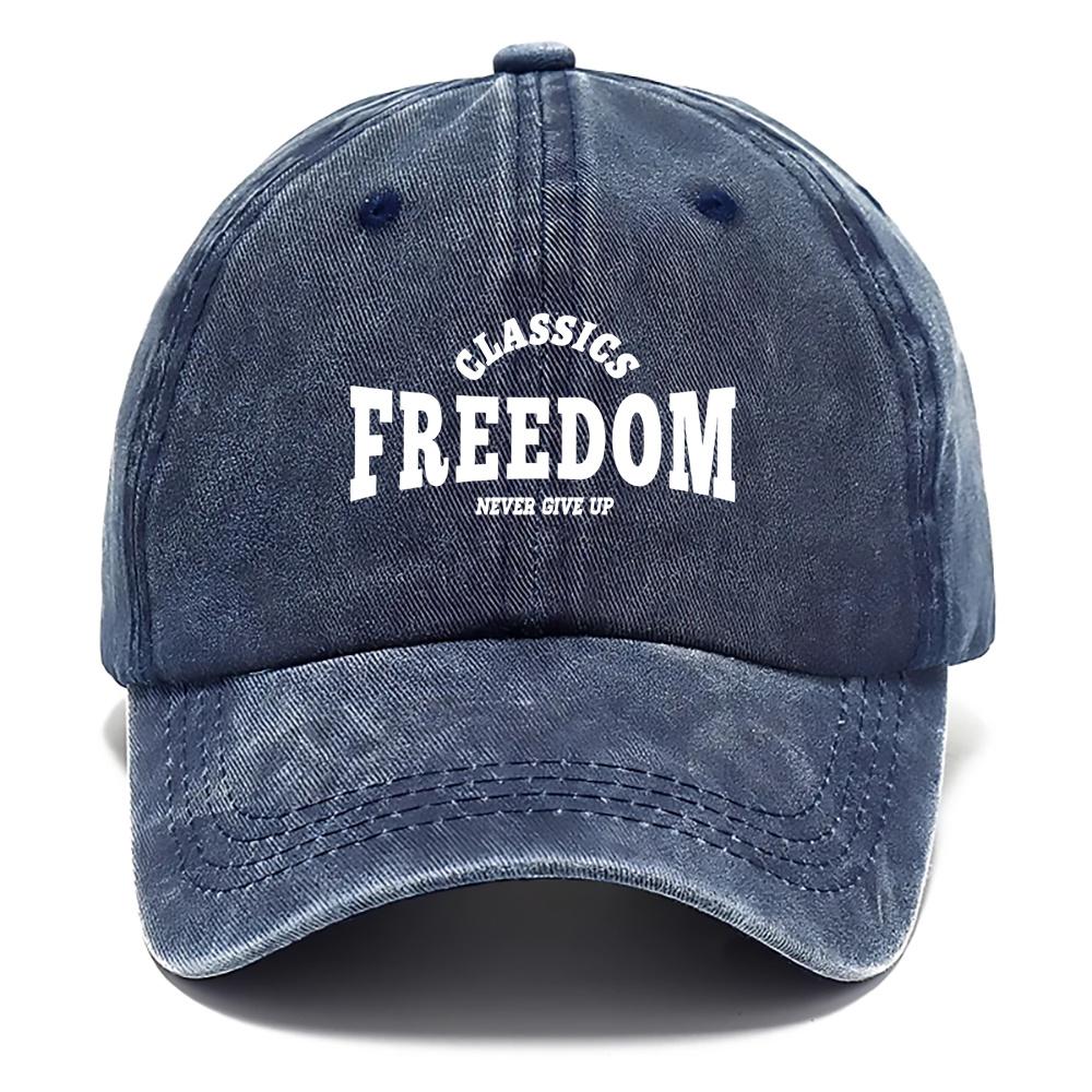 Pc Freedom Style Cap Outdoor Fashion Caps WomenS Hats Street Washed Caps for Men Lightweight And Airy Outdoor Cap Adjusta