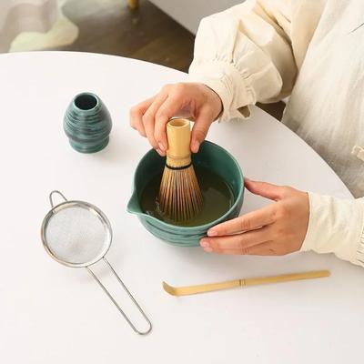 Japon Matcha Çırpma Standı Çay Seremonisi Matcha Kasesi Bambu Çırpma Öğütücü Fırçalar Çay Aletleri Tutucu Çay Aksesuarları Çay Takımı