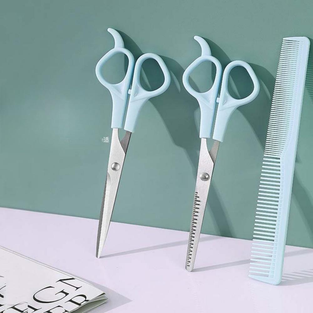 3PCS Haircutting Scissors Professional Hair Trimmer Thin Tooth Trimmer Flat Trimmer Home Haircutting Scissors Set Hair Trimmer