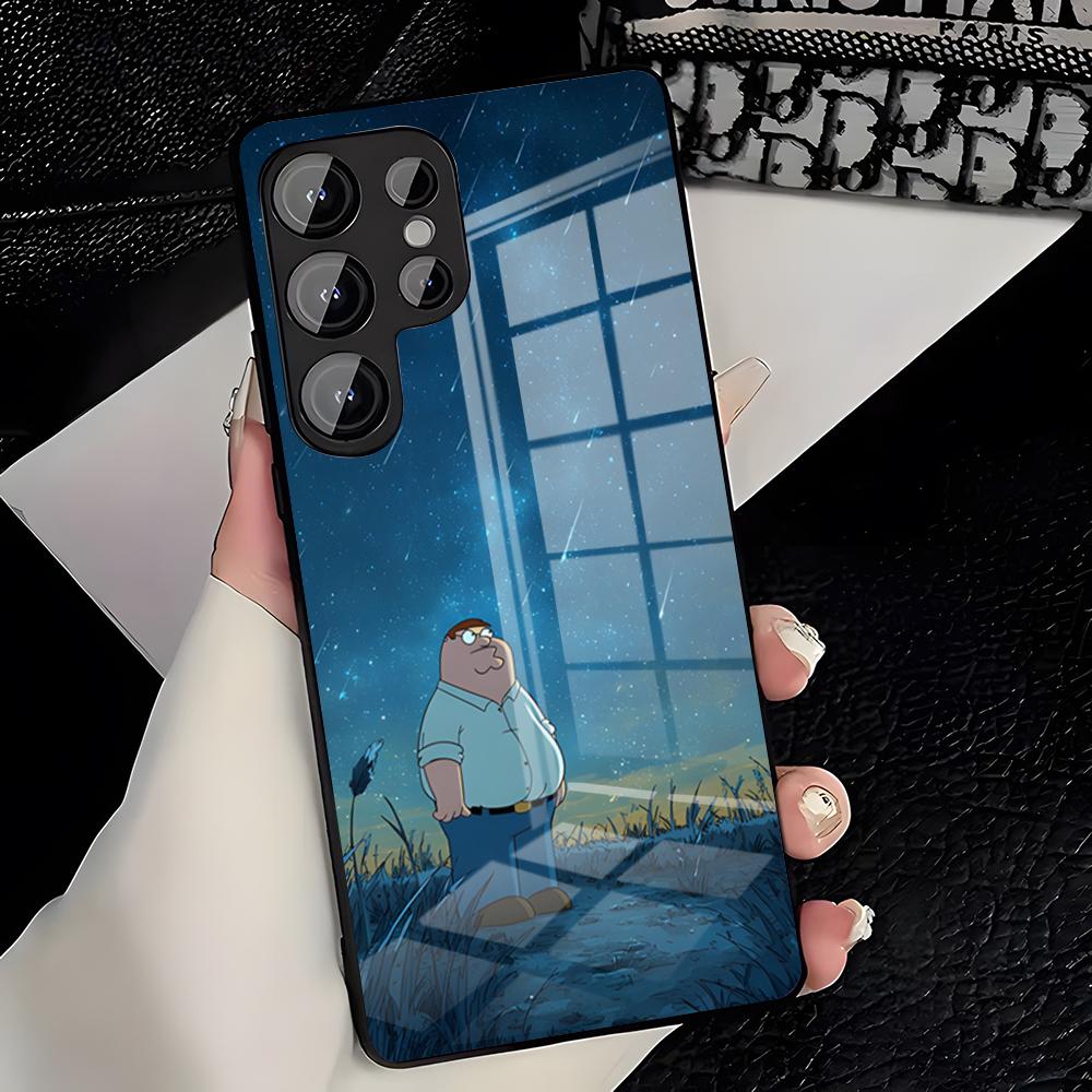 F-Family Funny Guy Phone Case For Samsung S26 S25 Plus S20 S20 Plus S22 Ultra S23 FE S21 Plus S21 Ultra Glass Cover