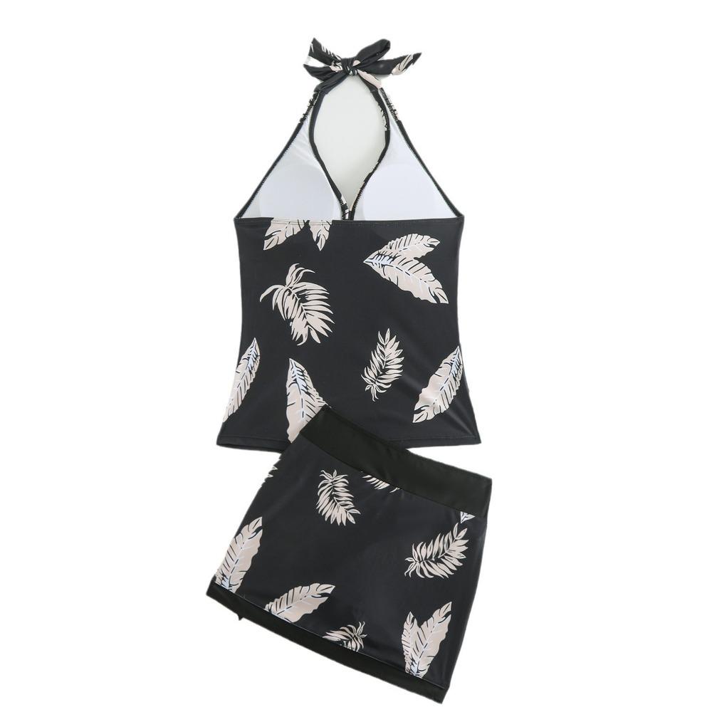 Swimsuit European and American Sexy Neck Split Swimming Bikin Neck Bikini Swimsuit