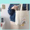 Canvas-Tasche mit Entenstickerei für Freizeit, Reisen und den täglichen Gebrauch