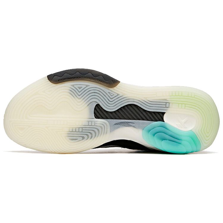 Anta Thompson KT6 Fly White Fabric Synthetic Leather Shock Absorption Non-Slip Wear-Resistant High-Top Basketball Shoes Men sneaker Black 112041101-1