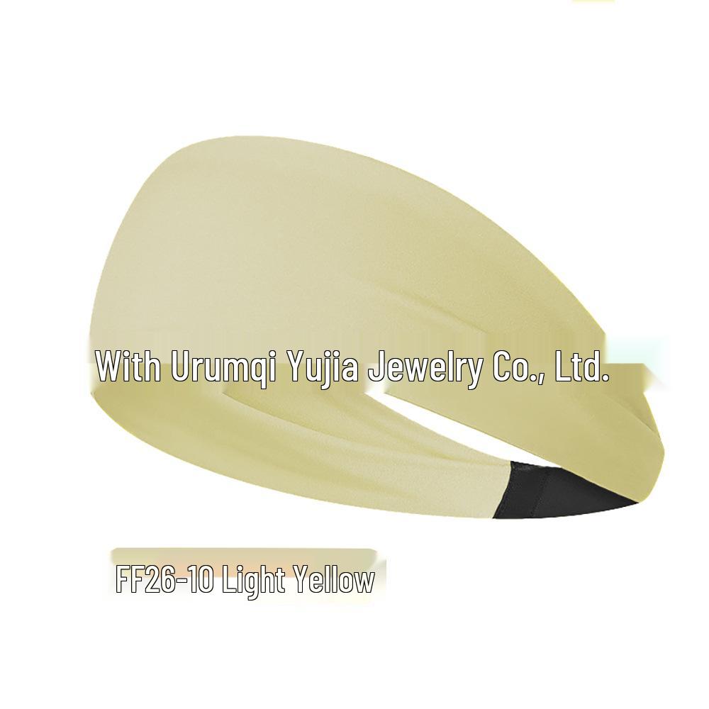 Women's Sweat-Wicking Elastic Headband for Sports, Running, Fitness, and Yoga - Wide Edge Hairband