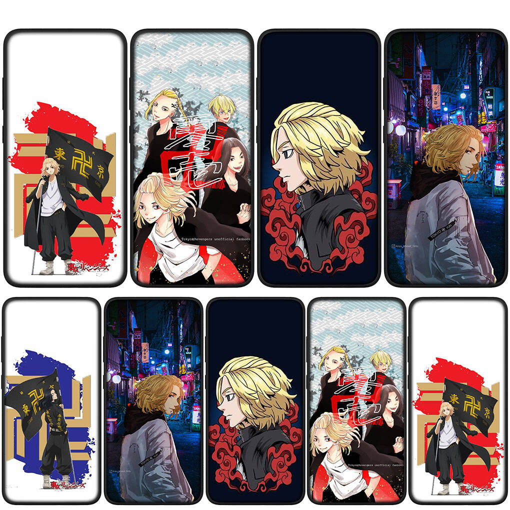 Cover for iPhone 17 16 15 Xiaomi Poco Redmi Note 14 13 12 11 Pro Max 9 16e Samsung Galaxy S25 S24 OPPO Huawei Tokyo Revengers Hinata Mikey Phone Case