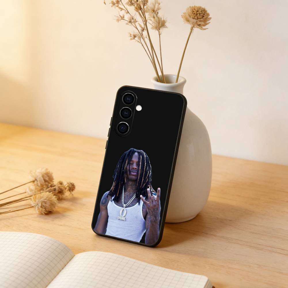 R-Raper K-King Von Phone Case Black Silicone Soft For Samsung Galaxy A73,A72,A71,A70,A53,A52,A51