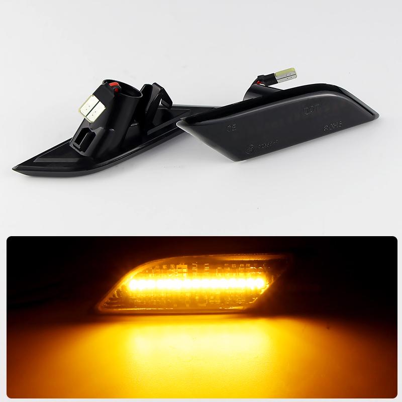 

2pcs Dynamic Side Marker For Volkswagen Transporter/Caravelle/Multivan/California T6.1 Facelift LED Turn Signal Lamp 2020-2025