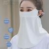 Women's UV Protection Ice-Thin Breathable Sunscreen Face and Neck Mask for Cycling & Driving