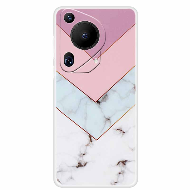 For Huawei Pura 70 Case Marble TPU Soft Transparent Silicone Back Covers For Huawei Pura 70 Ultra Case 70ultra Cool Pura70 Pro+