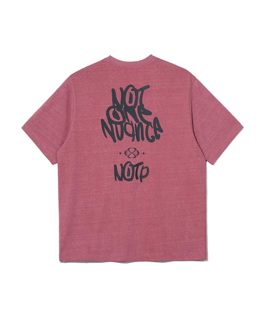 Nontai Pigment N.O.N Relaxed T-Shirts (Red)