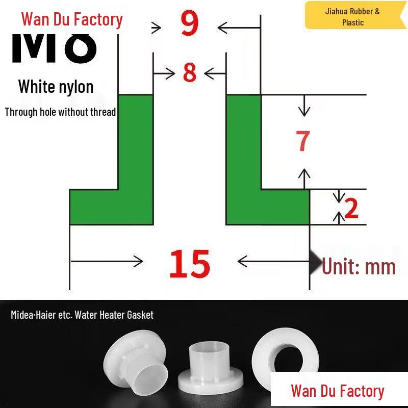 T-Shaped Nylon Insulating Bushing Spacer for M3-M35 Threads
