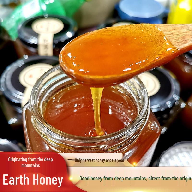 Yunnan Deep Mountain Wildflower Honey In Wooden Barrel