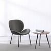VELVET CHAIR ARMCHAIR COMFORTABLE METAL LEGS