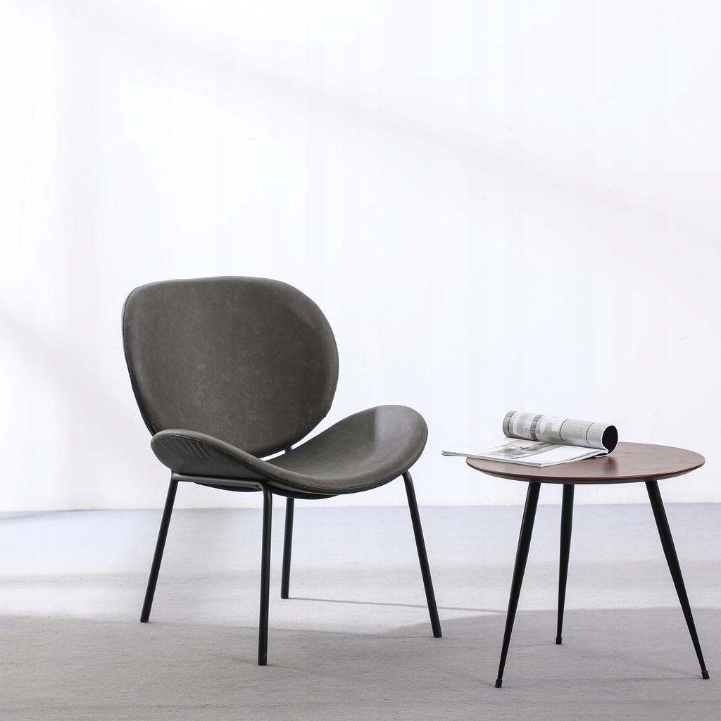 VELVET CHAIR ARMCHAIR COMFORTABLE METAL LEGS