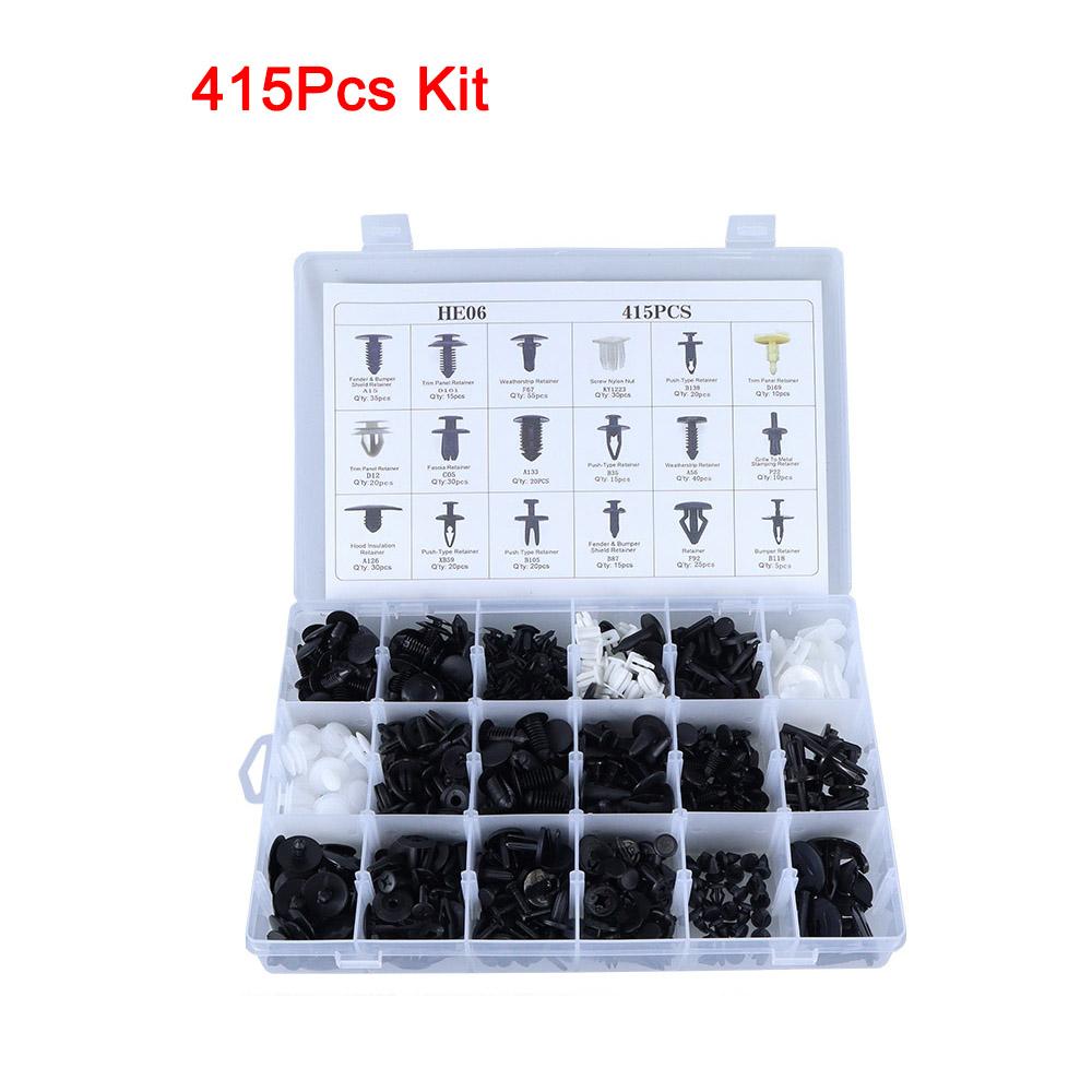 Набор крепежных клипс для автомобиля, защелки-пистоны, заклепки-пистоны для кузова и крыла, фиксирующий штифт, заклепка, ремонт панели отделки бампера и двери